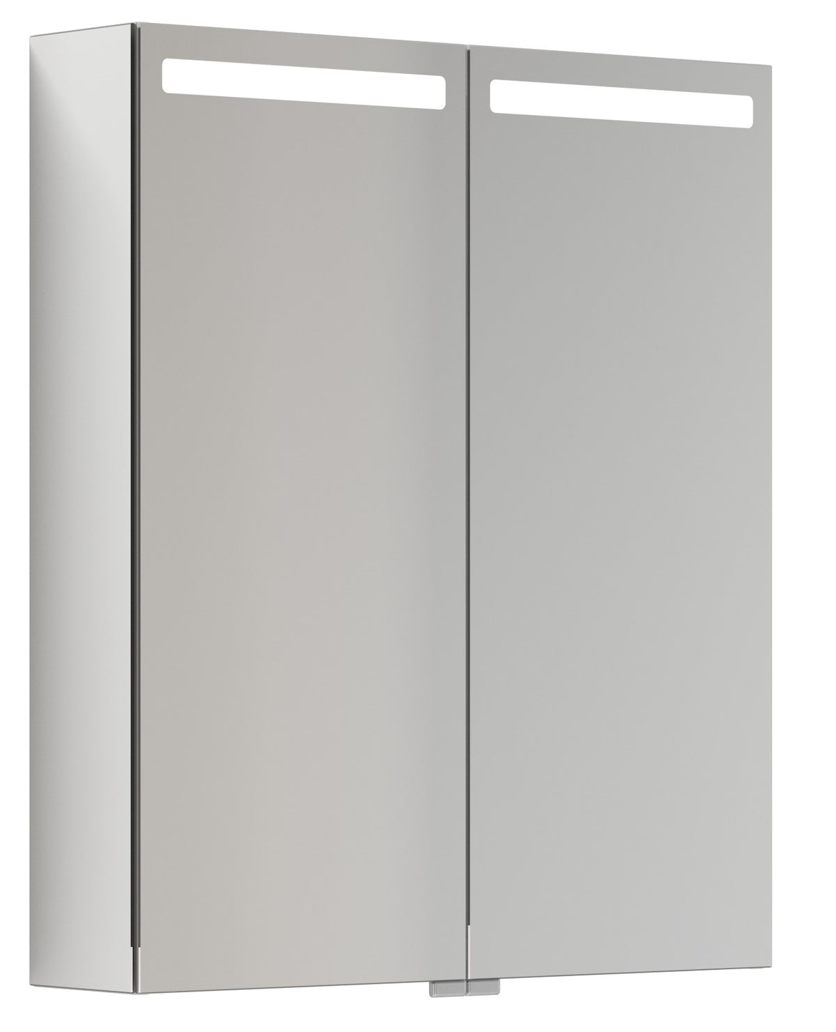 Alva Juna Spiegelschrank, Korpus verspiegelt, 60x80x14,5cm, LED-Beleucht. - AQBMJUSPS1.2