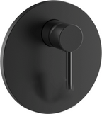 Alva Idea 1.0 Brausearmatur UP Sichtteil inkl. UP-K”rper, Schwarz Matt - AQARIDSTB.2S