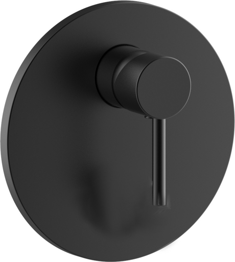 Alva Idea 1.0 Brausearmatur UP Sichtteil inkl. UP-Körper, Schwarz Matt - AQARIDSTB.2S