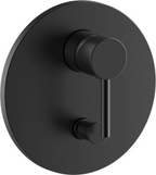 Alva Idea 1.0 Wannenarmatur UP Sichtteil inkl. UP-K”rper, Schwarz Matt - AQARIDSTW.2S