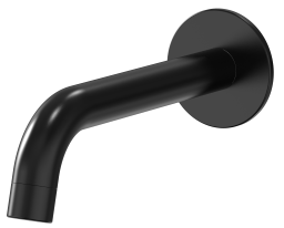 Alva Idea 1.0 Wannenwandauslauf Schwarz Matt - AQARIDWWA.1S