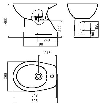 Alva Una Standbidet Weiß - AQBID.1