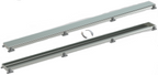Alva Nova Rost Edelstahlabdeckung und zum Ausfliesen, zu Duschrinne 660mm - AQBFNODRR66.2