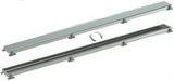 Alva Nova Rost Edelstahlabdeckung und zum Ausfliesen, zu Duschrinne 760mm - AQBFNODRR76.2
