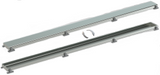 Alva Nova Rost Edelstahlabdeckung und zum Ausfliesen, zu Duschrinne 760mm - AQBFNODRR76.2
