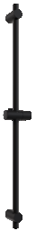 Alva Varia Brausestange 95cm Schwarz Matt - AQARVABS95ES