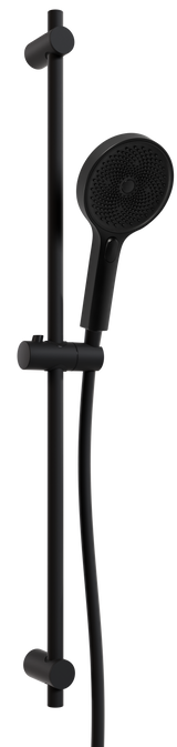 Alva Varia Brausestangenset 95 cm Handbr.3-fach,Brauseschl.160cm,Schwarz M - AQARVABS95S