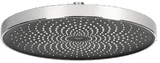 Alva Varia Kopfbrause d 26cm rund Antikalk, Kunstst., Powderstrahl, Chrom - AQARVAKB26K