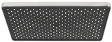 Alva Varia Kopfbrause 36x24cm rechteckig Antikalk, Kunstst., Powderstrahl, Chrom - AQARVAKB36EK