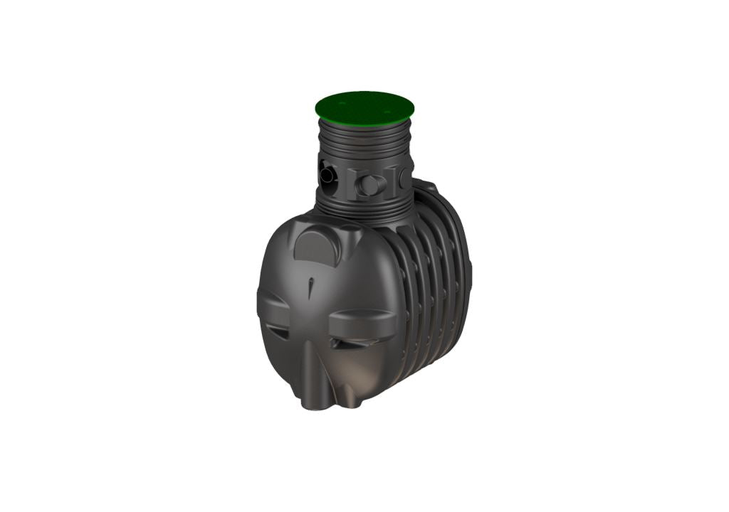 Alva Regenwassertank 2.000 Liter, inkl. Siphon m. Kleintierschutz (AT 122) - ACRWT2000