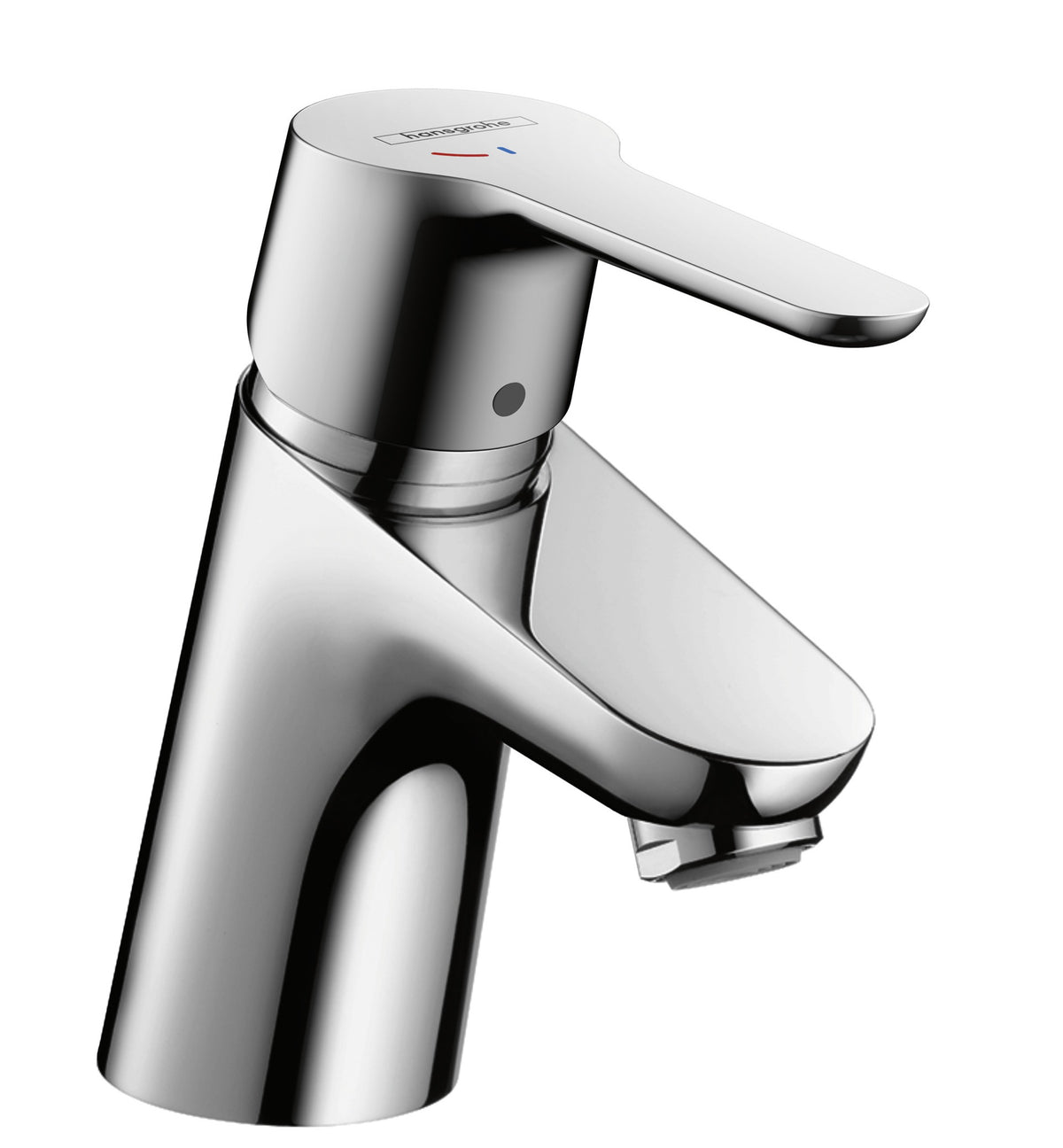 Alva Tica Waschtischarmatur Mini mit Push-Open Ablaufgarnitur, Chrom - AQARTIWTM1