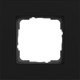 GIRA Abdeckrahmen 1f Gira Esprit Alum.Schwarz m(lack.)  – 0211409