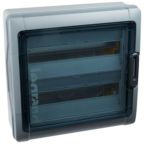 LEGRAND Feuchtraumverteiler Plexo³, PV, Aufputz, IP65-IK09, 2-reihig, 36 Module  – 414036