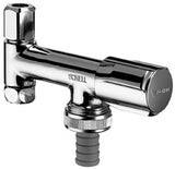 Alva Geräteventil COMFORT, RFV, DN 10 G 3/8 IG, Schlauchverschraubung Ø 14,5 mm (DN 20 G 3/4 AG), Ø 10 mm (DN 10 G 3/8 AG), chrom - AQGVE1