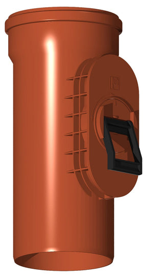 POLOPLAST PVC-Kanal Einhandputzstueck DN125 Behoerdenausf.n.OENORM B2501/2503   – 04489