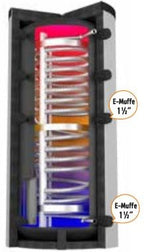 Alva Kombi-Pufferspeicher 825 L KS-R, Edelstahlwellrohr u. Isolierung - ALKS825REN