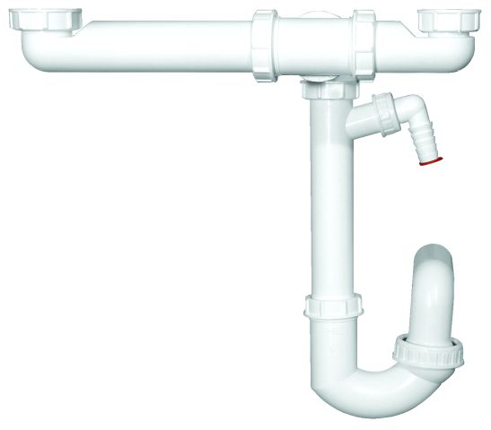 HUTTERER & LECHNER HL126.2/40 Raumsparsifon DN40x6/4" m. Kgel. WG-Anschl. u. Abl.verbindung DN40   – HL126.2/40