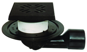 HUTTERER & LECHNER HL81G Balk.- u. Terr.abl. DN50/75 drehb. m. frosts. GK. 150x150mm/137x137mm Guss   – HL81G