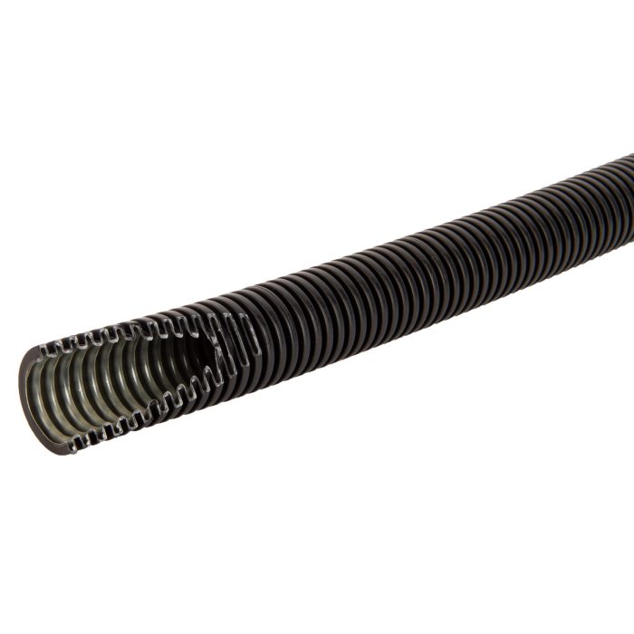 PIPELIFE Biegsames PP Panzerflexrohr Ø40mm, LS0H, Innengleitschicht, schwarz, halogenfrei  – PPFLEX40