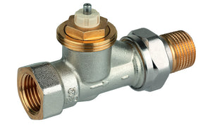 Alva Vorlaufventil Durchgangsform 1/2", kvs 0,063-0,70, M30x1,5 - ALV2000DSX1/2