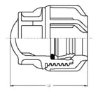Alva MAGNUM 3G Endkappe PEK NW25 (AD.32mm) - ATMAGEK25