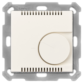 MDT KNX 55x55 mm Raumtemperaturregler mit Einstellrad reinweiß glänzend   – SCN-RT1UPE.G1