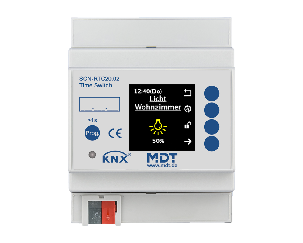 MDT KNX Schaltuhr 20fach REG   – SCN-RTC20.02