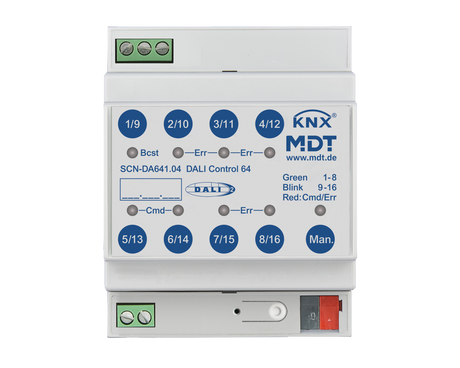 MDT DALI Control 64 Gateway, 4TE, REG  – SCN-DA641.04