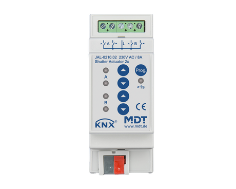 MDT KNX Jalousieaktor 2fach REG   – JAL-0210.02