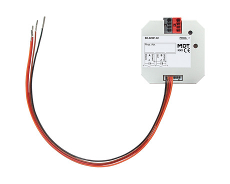 MDT KNX Tasterschnittstelle 2fach für potentialfreie Kontakte Up   – BE-02001.02