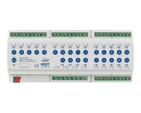 MDT KNX Schaltaktor C-Last 24fach REG   – AKS-2416.03