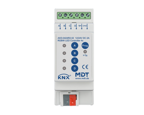MDT KNX LED Controller 4fach RGWB 2/4 A REG   – AKD-0424R2.02