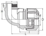 Alva MAGNUM 3G Winkelverschr.AG PWMP NW25 (AD.32mm) x 1' - ATMAGWV25AG25