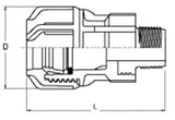 Alva MAGNUM 3G Anschlussverschr.m.AG/MS PMM NW32 (AD.40mm) x 5/4' - ATMAGAV32AG32MS