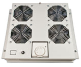 Alva Dachlüftereinsatz 4-fach incl.Thermostat für Stand-/Serverschränke PRO - 19Z-FAN4-KITSS/SRVPRO