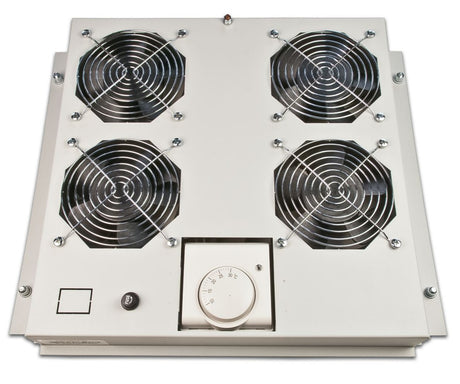 Alva Dachlüftereinsatz 4-fach incl.Thermostat für Stand-/Serverschränke PRO - 19Z-FAN4-KITSS/SRVPRO