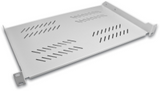 Alva 19 Zoll Fachboden Standard 1HE, 280 mm Tiefe, grau, Frontbefestigung - 19Z-FB-280-STD