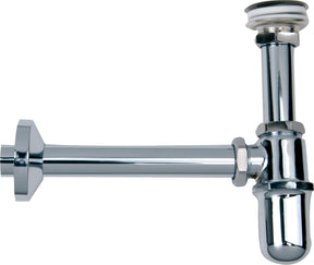 STROHM-MOFÉM ZRT. Teka Waschtisch-Gusskappensifon 5/4" mit Ventil, schweres Modell ,chrom  – 1004181
