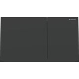 GEBERIT GE Betaetigungsplatte Sigma70 2-Mengen Edelstahl, mattschwarz, square  – 115.622.14.1