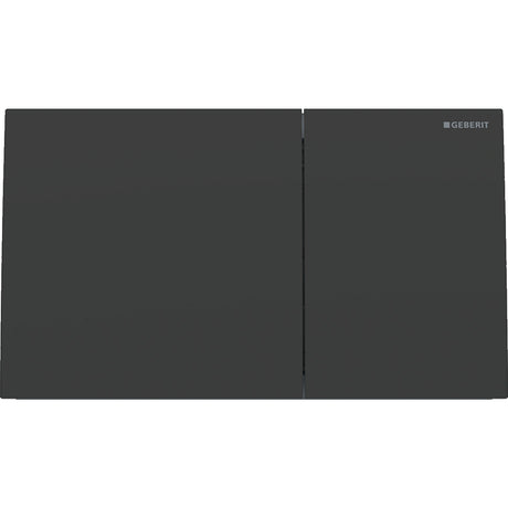 GEBERIT GE Betaetigungsplatte Sigma70 2-Mengen Edelstahl, mattschwarz, square  – 115.622.14.1