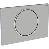 GEBERIT GE Betaetigungsplatte Sigma10 Spuel/Stop ES gebuerstet, verschraubt, square   – 115.787.SN.5