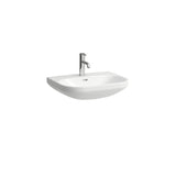 LAUFEN Laufen Lua Waschtisch rund 81108.3 600x460 1HL mÜL weiß  – H8110830001041