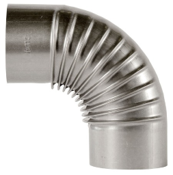 ALVA Abgasknie 0,6 mm Ø 130 mm, 45°, verzinkt
