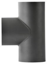 Alva Anschluss T-Stck fr Zugregler d 130/150/130 mm, schwarz - ALZUGT130150