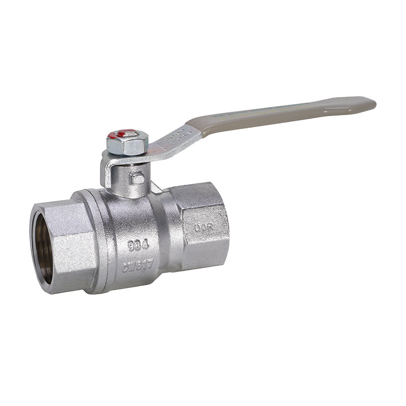 BEE G Gewinde-Kugelh. Messing DVGW Gas/Trinkw. 984.0-1/4" IG/IG Hebelgriff PN40   – 0020005003006