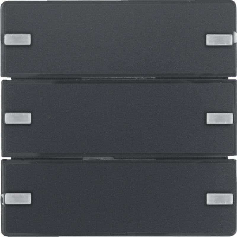 BERKER KNX Q.x Tastsensor 3fach Komfort anthrazit samt  – 80143326