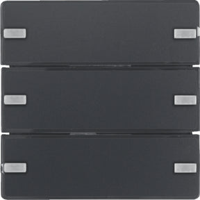 BERKER KNX Q.x Tastsensor 3fach Komfort anthrazit samt  – 80143326