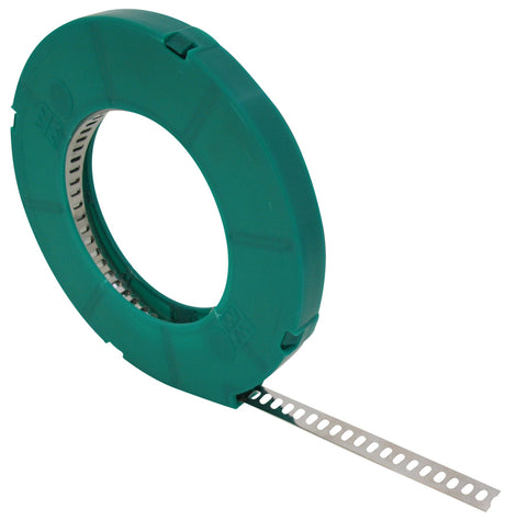 Alva Spezial-Lochband Edelstahl Rolle 20m für CDUH, 13mm - ACSLB