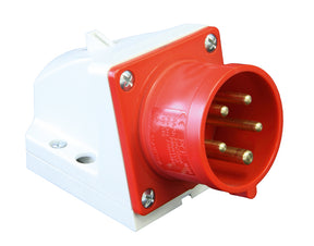 PC ELECTRIC CEE Wandgerätestecker 16A 5p 6h IP44   – 515-6