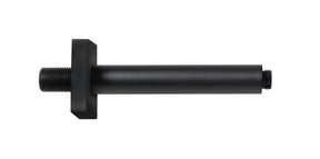 REGENWERK Regenwerk Passion Deckenarm 165 mm, eckig, Messingrosette, schwarz  – BPPAARRDAES
